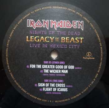 3LP Iron Maiden: Nights Of The Dead, Legacy Of The Beast: Live In Mexico City