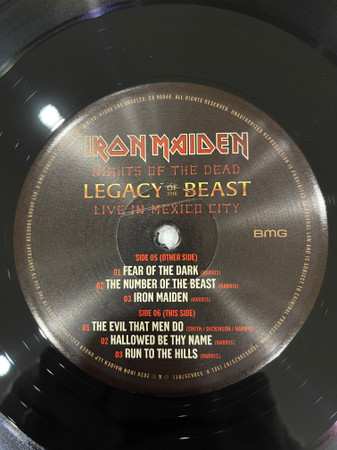 3LP Iron Maiden: Nights Of The Dead, Legacy Of The Beast: Live In Mexico City