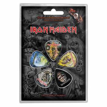 Merch Iron Maiden: Set de râpes The Faces Of Eddie