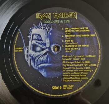 LP Iron Maiden: Somewhere in Time 