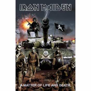 Merch Iron Maiden: Poster textile A Matter Of Life And Death
