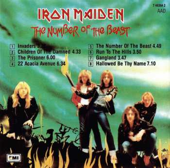 CD Iron Maiden: The Number Of The Beast
