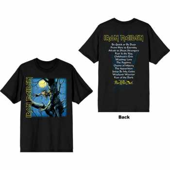 Marchandises Iron Maiden: Tričko Fear Of The Dark Album Tracklisting S