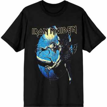 Merch Iron Maiden: T-shirt Fear Of The Dark Oval Eddie Moon