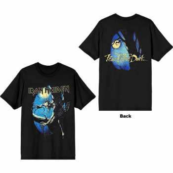 Marchandises Iron Maiden: Tričko Fear Of The Dark Oval Eddie Moon S