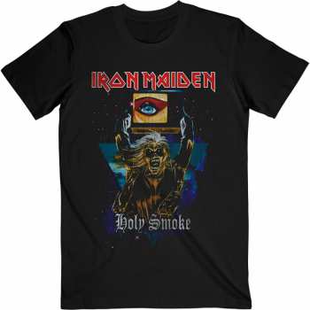 Marchandises Iron Maiden: Tričko Holy Smoke Space Triangle  S