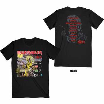 Marchandises Iron Maiden: Tričko Killers V.2. Album Track List  S