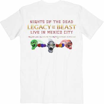 Marchandises Iron Maiden: Tričko Legacy Of The Beast Live In Mexico City  S