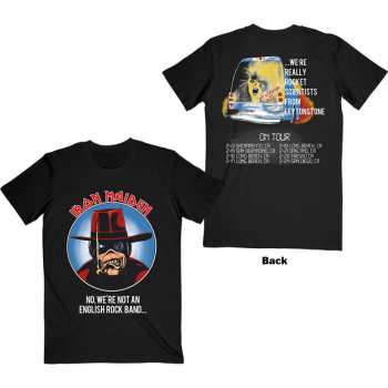 Marchandises Iron Maiden: Tričko Not An English Rock Band  S