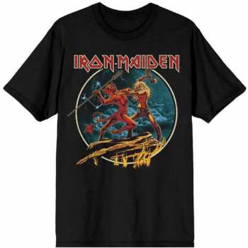 Merch Iron Maiden: T-shirt Number Of The Beast Run To The Hills Circular 