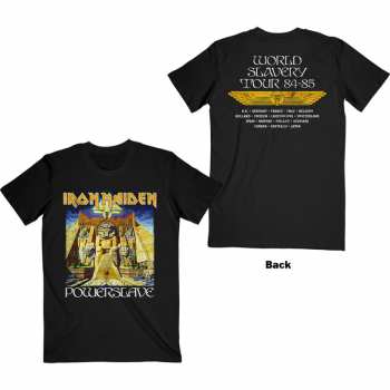 Marchandises Iron Maiden: Tričko Powerslave World Slavery Tour  S