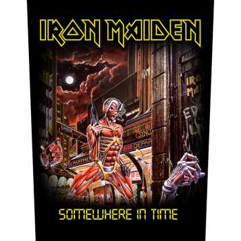 Merch Iron Maiden: Décoration arrière Somewhere In Time 