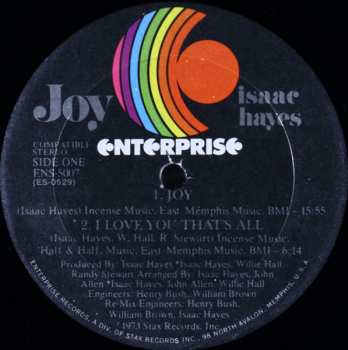 LP Isaac Hayes: Joy