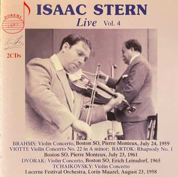 Album Isaac Stern: Isaac Stern - Live Vol.4