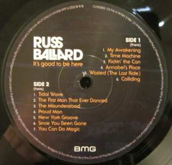 LP Russ Ballard: It's Good To Be Here