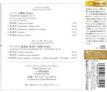 CD Daniel Barenboim: Symphonie Espagnole / Violin Concerto No.3