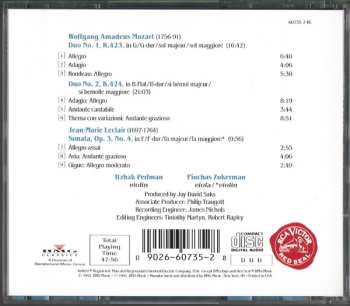 CD Wolfgang Amadeus Mozart: Duos For Violin & Viola / Sonata For 2 Violins
