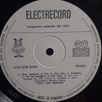 LP Iva Zanicchi: Non Pensare A Me