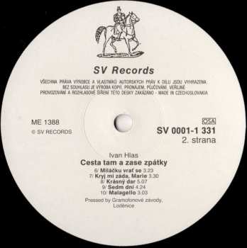 LP Ivan Hlas: Cesta Tam A Zase Zpátky