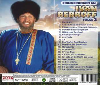 CD Ivan Rebroff: Erinnerungen An Ivan Rebroff – Seine Grossen Erfolge (Folge 2)