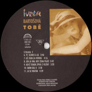 LP Iveta Bartošová: Tobě