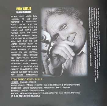 9CD/Coffret Ivry Gitlis: In Memoriam / Inédits Et Introuvables