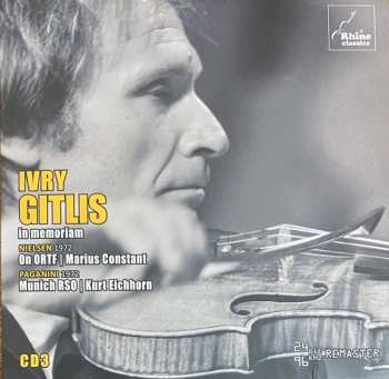 9CD/Coffret Ivry Gitlis: In Memoriam / Inédits Et Introuvables
