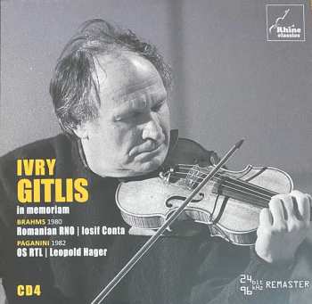 9CD/Coffret Ivry Gitlis: In Memoriam / Inédits Et Introuvables