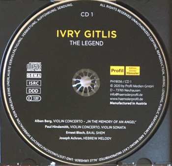4CD/Coffret Ivry Gitlis: The Legend