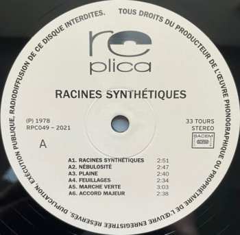 LP Joël Fajerman: Racines Synthétiques