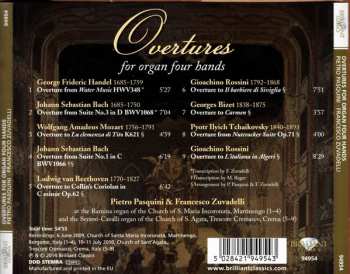 CD Johann Sebastian Bach: Overtures For Organ Four Hands