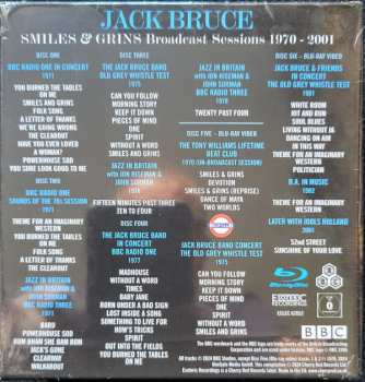 4CD/Coffret/2Blu-ray Jack Bruce: Smiles And Grins (Broadcast Sessions 1970-2001)