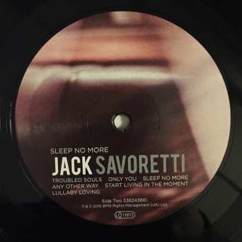 LP Jack Savoretti: Sleep No More