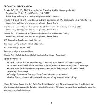 CD Jack Stamp: Recitatives & Episodes (The Chamber Music Of Jack Stamp)