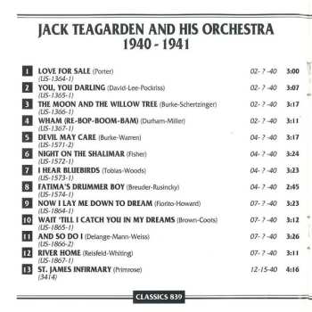CD Jack Teagarden And His Orchestra: 1940-1941