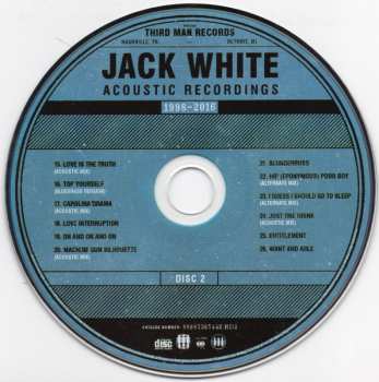 2CD Jack White: Acoustic Recordings 1998-2016