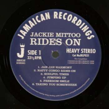 LP Jackie Mittoo: Rides On