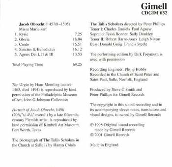 CD Jacob Obrecht: Missa Maria Zart