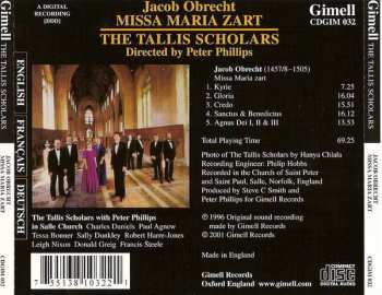 CD Jacob Obrecht: Missa Maria Zart
