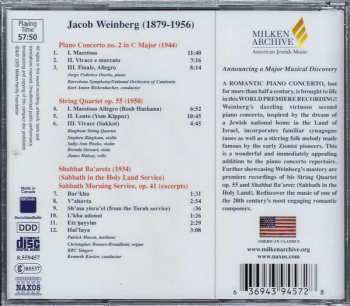 CD BBC Singers: Piano Concerto No. 2 In C Major, String Quartet Op. 55, Shabbat Ba'aretz (Sabbath In The Holy Land)