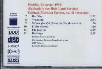 CD BBC Singers: Piano Concerto No. 2 In C Major, String Quartet Op. 55, Shabbat Ba'aretz (Sabbath In The Holy Land)