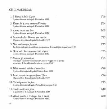 3CD/Coffret Cappella Mediterranea: Motetti - Madrigali - Chansons