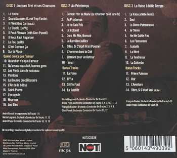 3CD Jacques Brel: Je T'aime