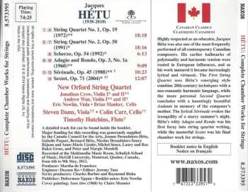 CD Colin Carr: Complete Chamber Works For Strings: String Quartets Nos. 1 And 2 • Sérénade • Sextet