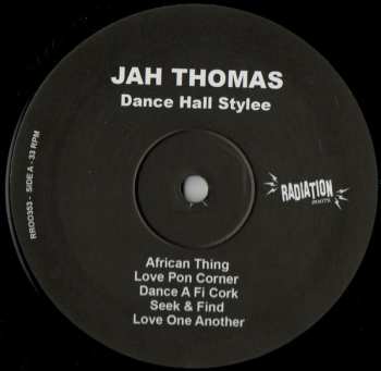 LP Jah Thomas: Dance Hall Stylee