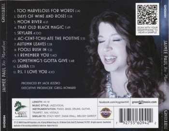 CD Jaimee Paul: Too Marvelous (The Songs Of Johnny Mercer)