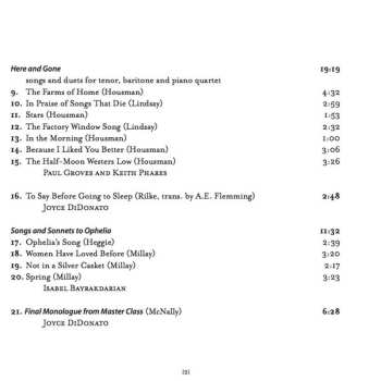 CD Jake Heggie: Passing By (Songs By Jake Heggie)