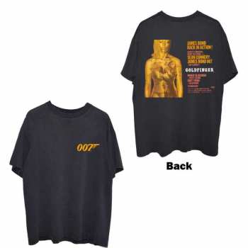 Merch James Bond 007: T-shirt Goldfinger Movie Affiche 