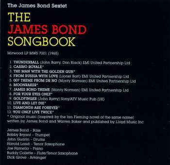 CD James Bond & His Sextet: The James Bond Songbook