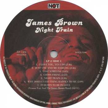 2LP James Brown: Night Train - The King Singles 1960-1962